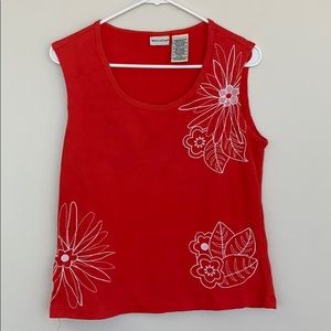 White Stag orange tank top